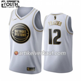 NBA Detroit Pistons Trikot Tim Frazier 12 Nike 2019-2020 Weiß Golden Edition Swingman - Kinder